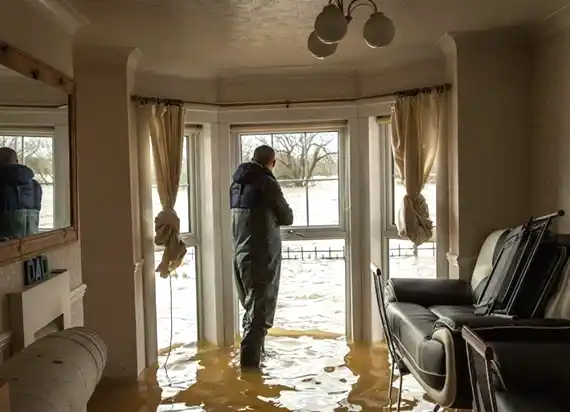 water damage restoration service Lafe